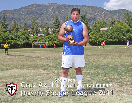 Cruz Azul 3rd Place Trophy 2011 Memorial Day Tournament